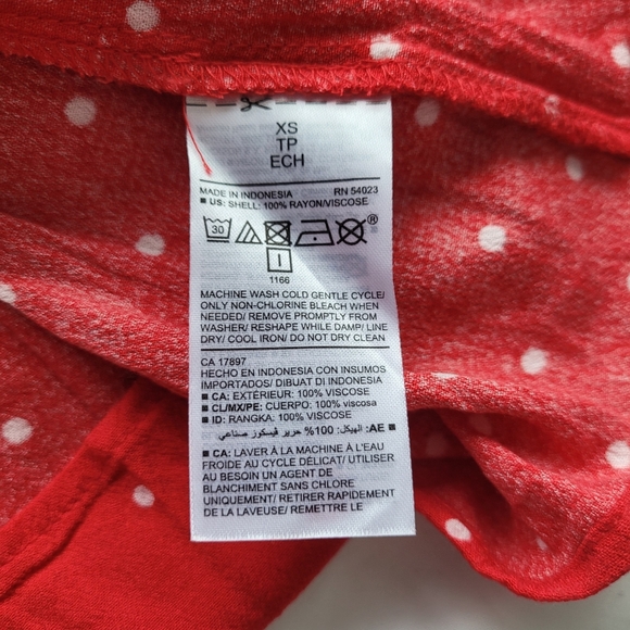 Midi polka dot dress, size XS - Picture 8 of 13